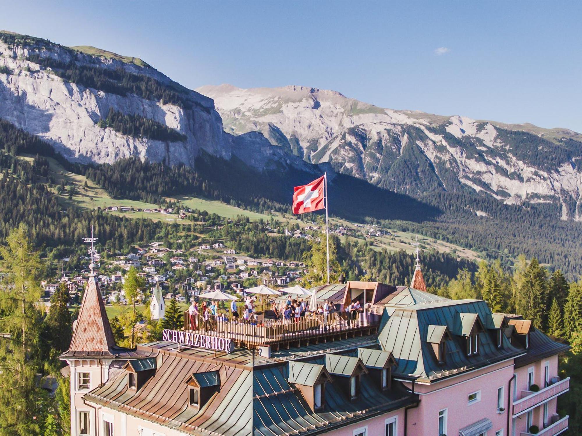 Romantik Hotel Schweizerhof & Spa Flims Kültér fotó